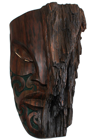 Joe Kemp NZ Maori wood sculptor and carver